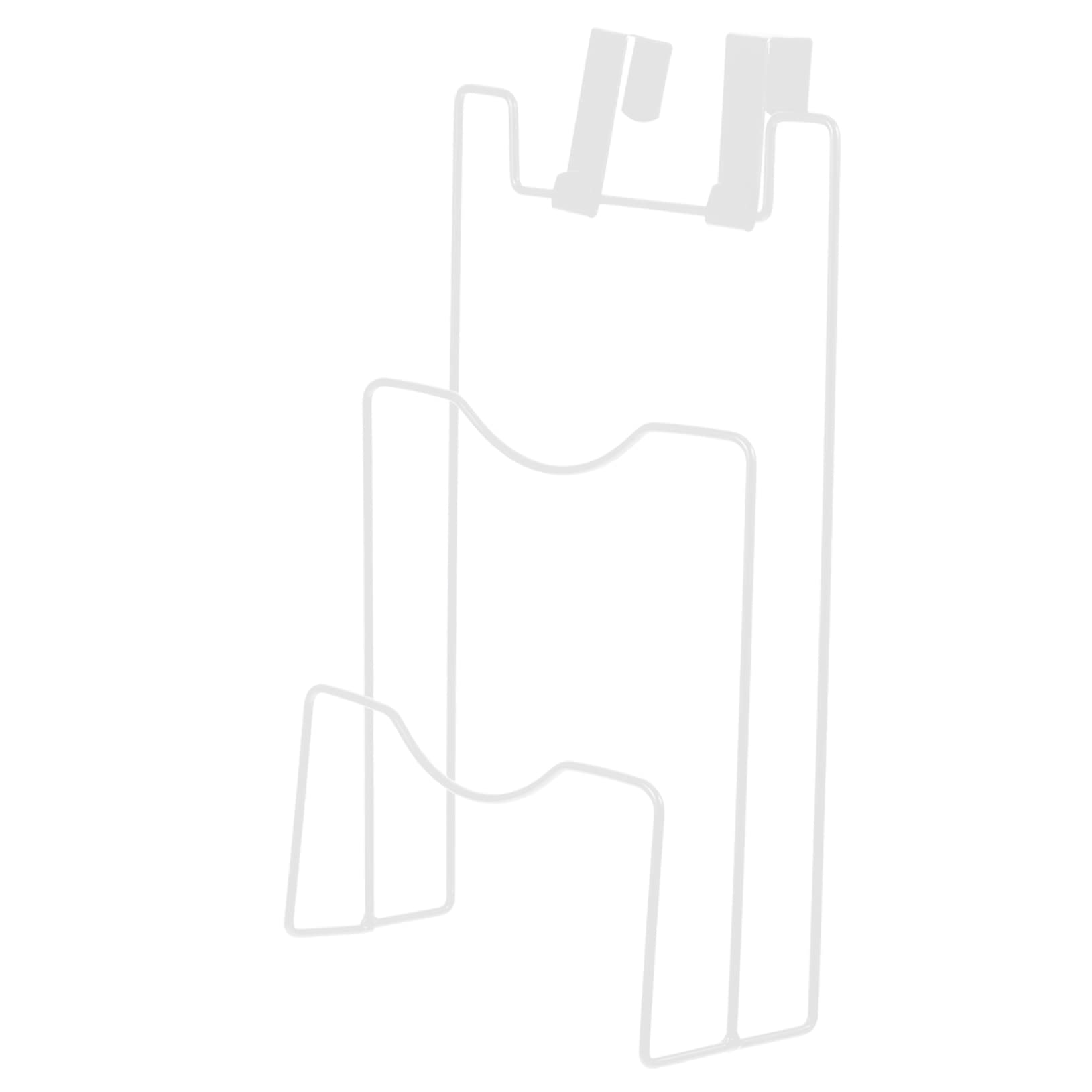 DECHOUS Decorative Pot Lid -mounted Holder for Cookware Space-saving Design No-drill Installation for Kitchens and Apartments Keeps Your Countertop Organized