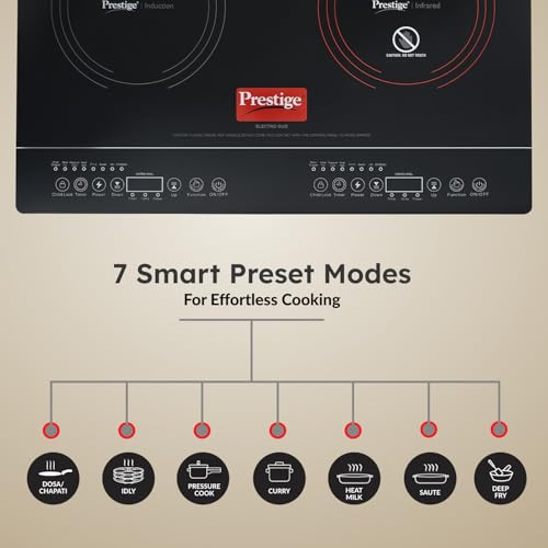 Prestige Electro Duo Infrared and Induction Combi Cooktop - Image 4