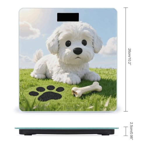 Báscula digital cuerpo mascota huella 180 kg LCD miniatura 2
