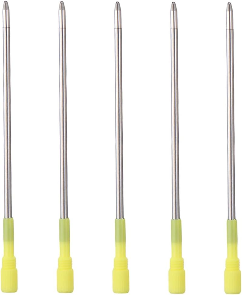 dohobby 5PCS Black Ink Pen Refills Replacement Metal