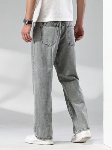 Image of KOTTY Men's Regular Fit Denim Jeans - Comfortable, Stylish Casual Pants for Street Wear
