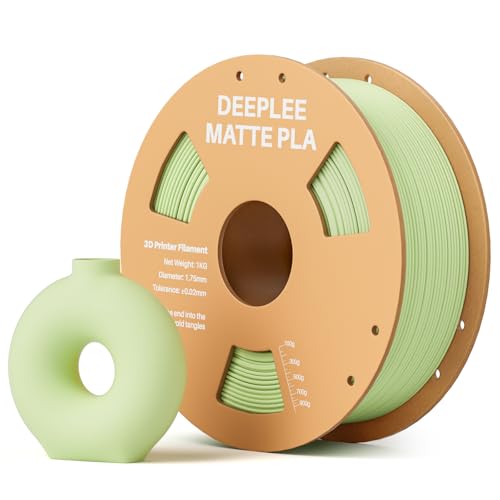 Image of Matte PLA Filament 1.75mm, 3D Printer Filament Dimensional Accuracy + /- 0.02mm, No Clogging, Higher Toughness, Cardboard Spool 3D Filament, 1kg Mint Green
