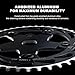 WFS Pulsar Chainring w/Spider Sprocket 44T 1/8