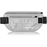 Travel Inspira ウエストポーチ セキュリティ 超軽量 超薄型 セキュリティ ウエストポーチ RFID スキミング防止 貴重品入れ 旅行用 だいだいいろ