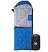 All Season Kids Sleeping Bag - Perfect for Children's Camping, Backpacking & Sleepovers - Fits Girls, Boys & Teens up to 5'1. Lightweight & Compact. Tough Ripstop Waterproof Shell & High-Loft Fill