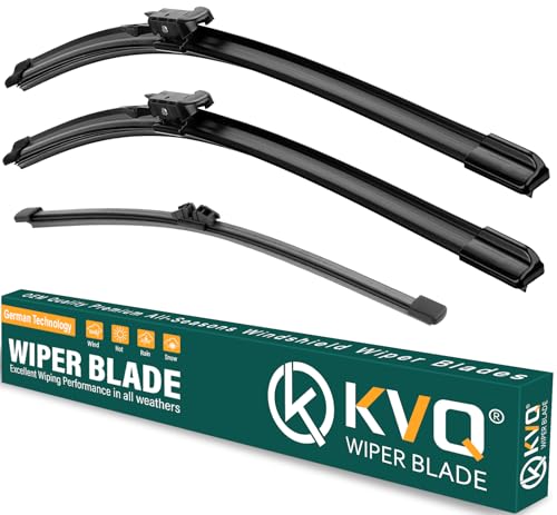 KVQ Windshield Wiper Blades Replacement for Ford Explorer 2011-2023,Original Equipment Replacement Front Rear Wiper Blade Set - 26