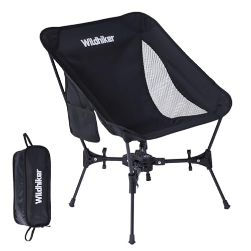 Wildhiker Portable Compact Folding Camping Chairs – Lightweight, Easy to