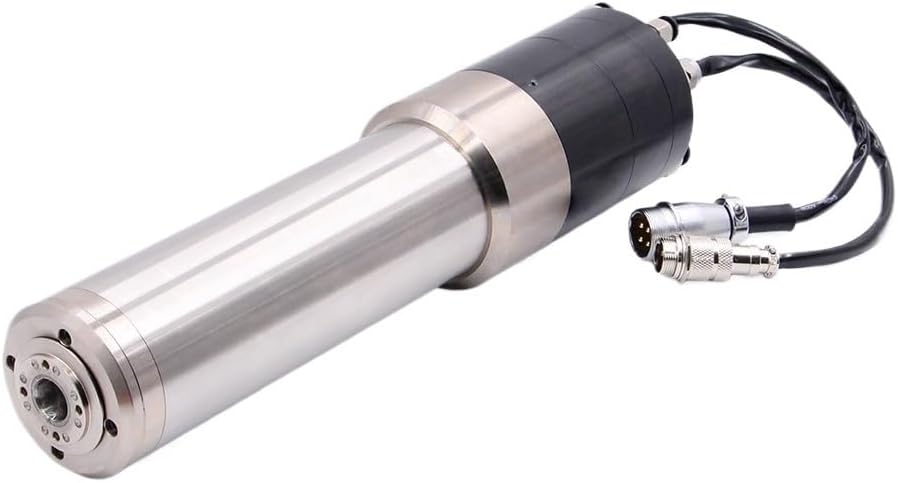 1.2kw ISO10 water-cooled automatic tool change spindle motor 110v/220v/380v 30000rpm 1000Hz 4-pole IS010(380v,Metal plug)