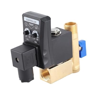 Válvula de Drenaje Automática, G1/2 DN15 Válvula de Drenaje Temporizada Electrónica para Gestión de Condensado de Compresor de Aire (230V) | Ya disponible en tu tienda friki favorita! En mundofriki.es!