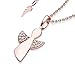 Schutzengel Kette Mädchen Rosegold (Silber 925 vergoldet)| Engel-Anhänger Halskette | Kinder-Schmuck Erst-Kommunion Tauf-Geschenk Konfirmation Firmung Geburt Taufe | Gold-Kette Kinderkette Taufkette