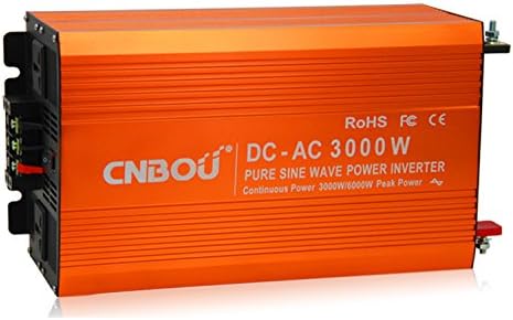 3000 Watt 24VDC to 220VAC Single Phase Pure Sine Wave Off-Grid Power Inverter