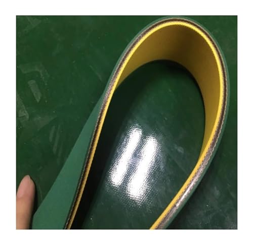 Cinturón plano de nailon amarillo verde para transmisión de energía eficiente en fábricas 2