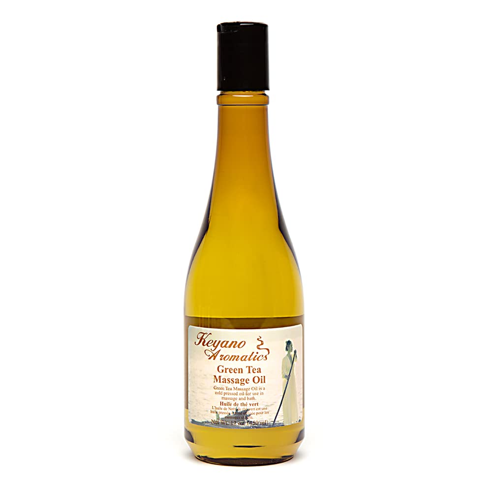 KeyanoAromatics Green Tea Massage Oil 12 oz