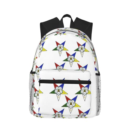 Stars Eastern Stars Print Laptop Backpack Anti Water Bag For Men Women, Travel, College, Work, And Business