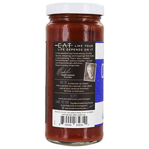 Primal Kitchen Unsweetened Cocktail Sauce, Organic, 8.5 Oz #TOP3