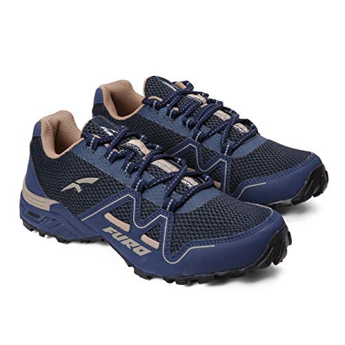 FURO Lace Up Hiking & Trekking Comfortable Stylish Outdoor Sports Blue Shoes For Men H20006, 8 Uk (B0BYDCF4F2) Amazon Price History, Amazon Price Tracker