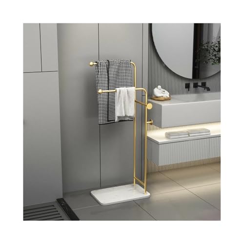 Moderno ferro nero bagno pavimento portasciugamani rack per WC vestiti stand