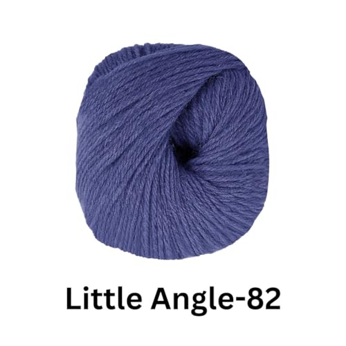 Image of VCR 4 Ply Navy Blue Little Angle Yarn, 25 Grams, 92 Meters Length, 100% Acrylic Soft Baby Knitting Yarn for Crochet, Newborn Sweaters, Soft Baby Socks, Mittens and Leggings, Pack of 1