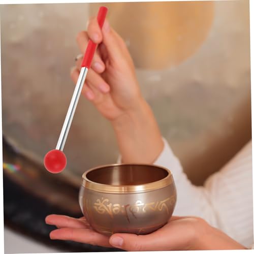 Par de baquetas ligeras para percusión rojo miniatura 5