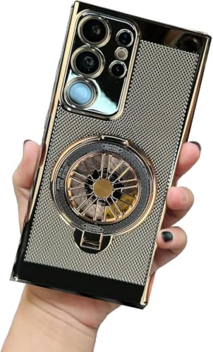 Nagangee �t�H�[�R�[�i�[ �����h�~�g�ѓd�b�P�[�X Samsung Case S23/S24�p ��]�W���C���X�R�[�v���C�X�^���h�P�[�X �d�C���b�L���C�X�^���h�g�ѓd�b�P�[�X (�S�[���h�ASamsung S23Plus�p)