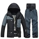 Imperméable/respirant : revêtement imperméable professionnel, doublure en polaire et tissu durable pour une isolation optimale, coupe ample, tissu à séchage rapide. Toutes les fermetures éclair sont imperméables, de sorte que vous n'avez pas à vous soucier de vous mouiller lorsque vous faites du ski, du snowboard ou des jours de pluie, notre veste imperméable vous protégera efficacement dans toutes les directions, gardera votre corps au sec et au chaud tout au long de la journée, et peut également résister aux intempéries difficiles ou au temps brumeux