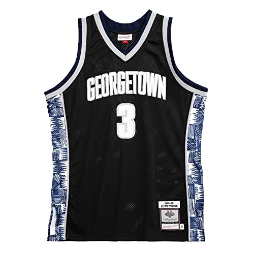 Allen Iverson Georgetown Hoyas 1995-96 College Vault Swingman Black Alternate Jersey (US, Alpha,...