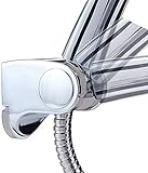 Acefy Soporte de ducha Cromado Ángulo ajustable Soporte de Alcachofa para Ducha