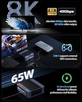 BOSGAME P3 Mix Mini PC, AMD Ryzen 5 7640HS (bis zu 5,0 GHz), 16 GB DDR5 512 GB SSD – Ansicht 8