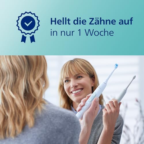 Philips Sonicare ProtectiveClean 4500 elektrische Zahnbürste, Schallzahnbürste mit 2 Putzmodi, Clean und White, Drucksensor, Timer und Reiseetui, Weiß, Modell HX6839/28 – Bild 4