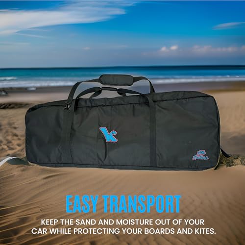 KiteKulture Premium Padded Kiteboard Day Bag for Travel; Ideal for Kitesurfing or Kiteboarding; Durable Board and Car Protection from Sand, Sun, and Scratches; Holds 2 Boards or 1 Board/2 Kites - Thumbnail 6