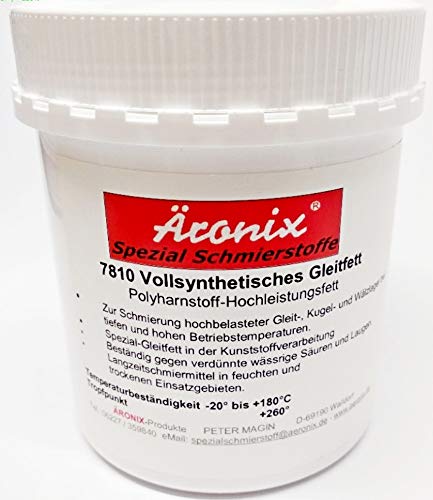 (59€/Kg) 500g Äronix vollsynthetisches Spezial Fett Polyharnstoff Hochleistungs Gleitfett siliconfrei RC Modellbau Getriebe Zahnrad Drucker Scanner