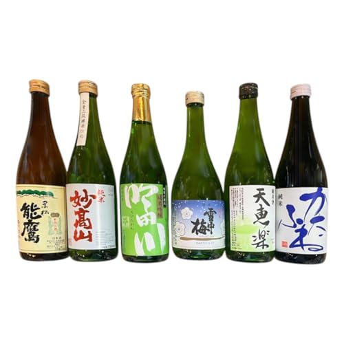 [定期便|隔月1本配送]上越市 地酒 720ml 店主おすすめ 新潟 上越 ギフト 純米 妙高山 吟田川 雪中梅 天恵楽 かたふね 黒松 能鷹