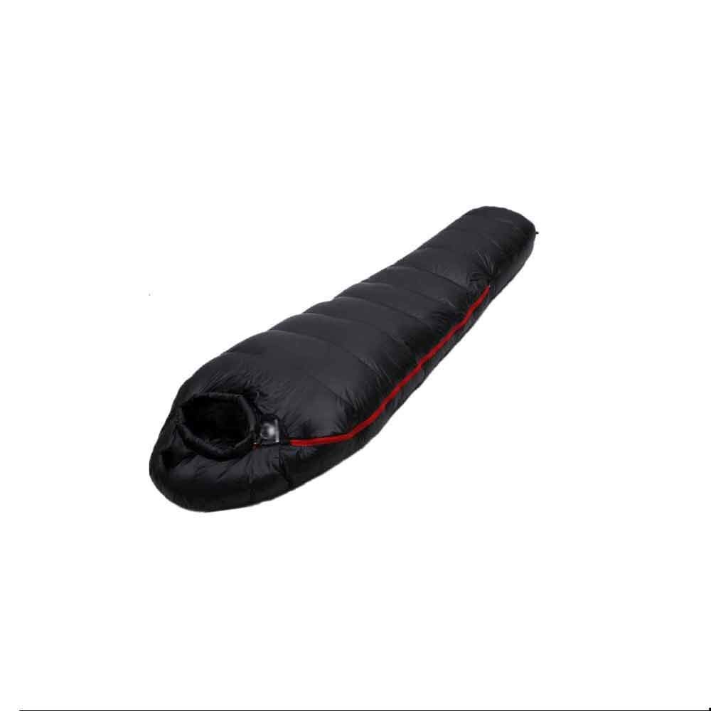 Warm White Goose Down Filled Adult Sleeping Bag Fit for Winter Thermal of Thickness Camping Travel