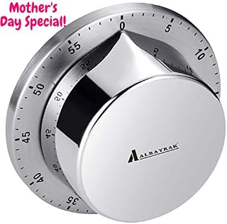 Kitchen Timer, Chef Cooking Timer Clock with Loud Alarm, No Batteries Required, 100%