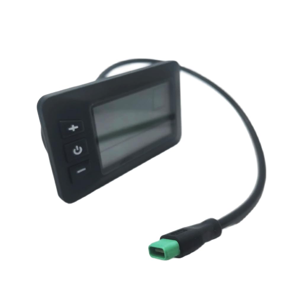 Écran LCD pour Vélo Electrique Key-Disp KD21C Panneau de Contrôle avec Prise Etanche Ordinateur de Vélo 36V/48V Affichage de Vélo électrique