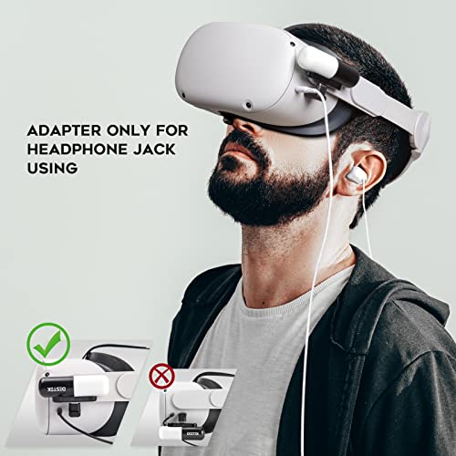 DESTEK Battery Pack for Quest 2&1 | Lightweight & Portable Power Bank Compatible with Elite Strap, VR Accessories, Extra OQ2 1.5hrs Play time (3300mAh) White - Thumbnail 5