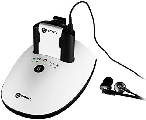 Geemarc CL7350 OPTICLIP- Amplified Wireless TV Listener wit Optical Input- UK Version
