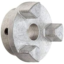 Lovejoy - 68514417924 17924 Size AL100 Jaw Coupling Hub, Aluminum, Inch, 1 Bore, 2.53 OD, 1.37 Length Through Bore, 0.25 x 0.125 Keyway