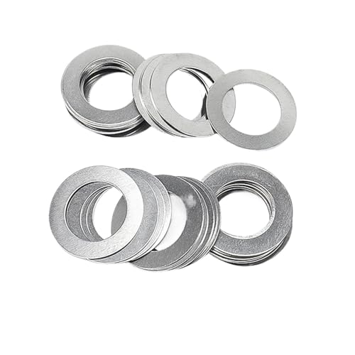 Stainless Steel Ultra-Thin Metal Washer/Shaft Clearance Flat Gasket With Thickness Of 0.1/0.2/0.3/0.5mm(OD 50mm)
