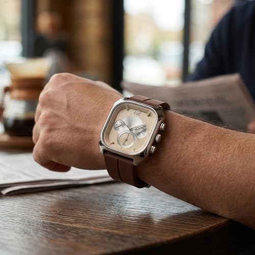 Image of GOLDENIZE FASHION Watch for Man, Analog Watch for Man, Black Ceramic Watch for Men with Arabic Numeral Dial, Low Weight Quartz Wrist Watch Men's & Boy's Wrist Watch