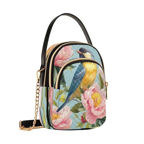 Sac à bandoulière fleurs de printemps pour flâner en ville le week-end sac à main fille Mnsruu