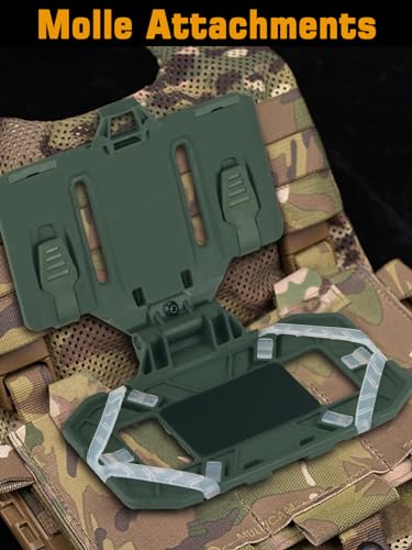 Image of Tactical Molle Plate Carrier Vest Phone Chest Mount Holder