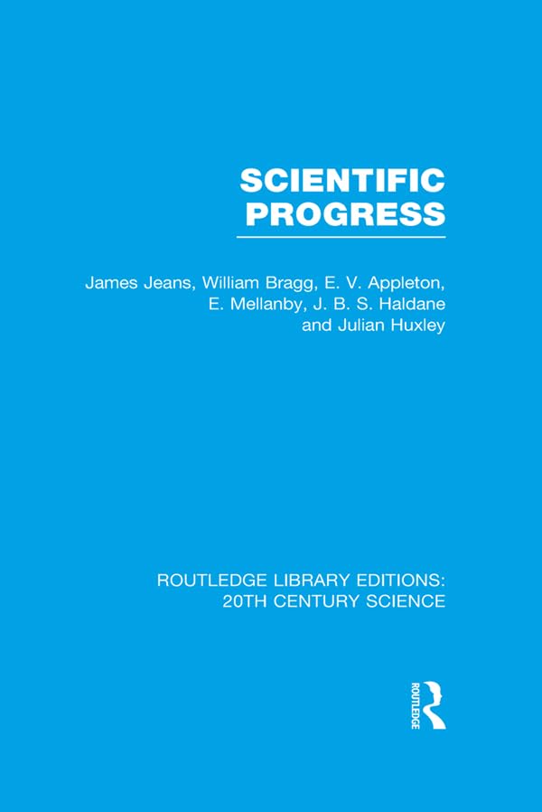 Scientific Progress (Routledge Library Editions: 20th Century Science)      1st Edition, Kindle Edition