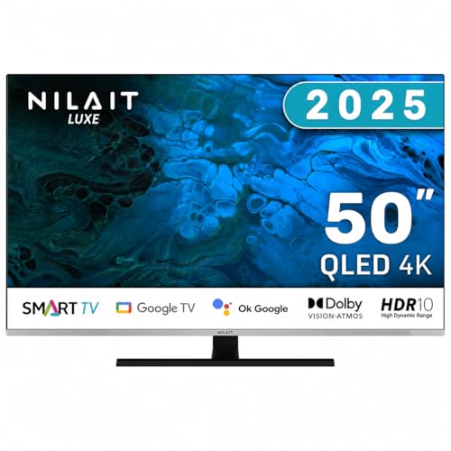 Téléviseur Smart TV Nilait 4K Ultra HD 50 pouces connecté Wi-Fi