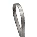 Silver Satin Ribbon with Silver Border, 1/4" X 50Yd