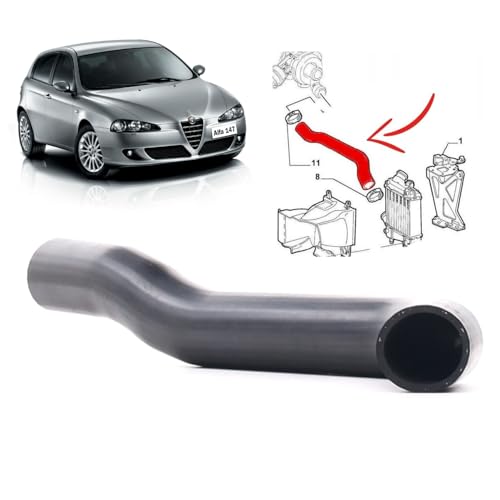 Durites Échangeur D'Air Pour Alfa Romeo 147/156/GT 1.9 JTD - Kit Sup/Inf - Réf. KC00079 - Neuf