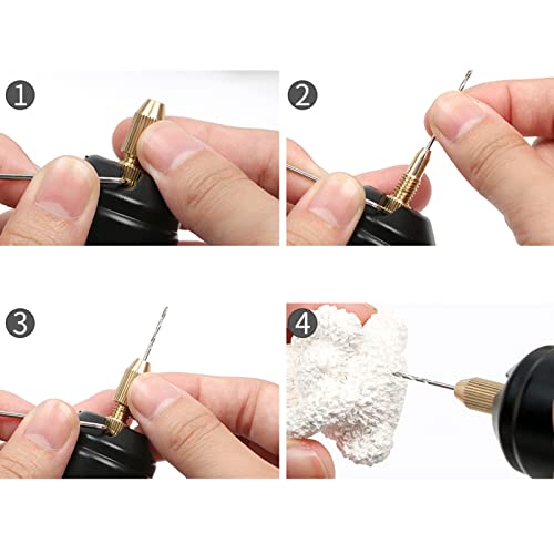 Mini Taladro Eléctrico Portátil USB 5V Negro miniatura 4