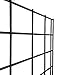 Grid Panel for Retail Display â€“ Perfect Metal Grid for Any Retail Display, 2â€™ Width x 4â€™ Height, 3 Grids Per Carton (Black)