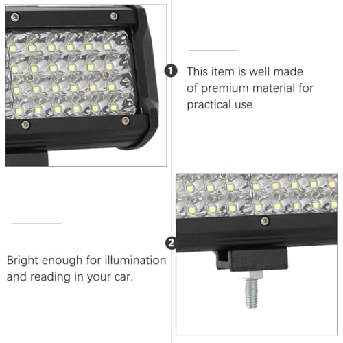 Barra de luces LED de aleación de aluminio y plástico resistente de 480w 7