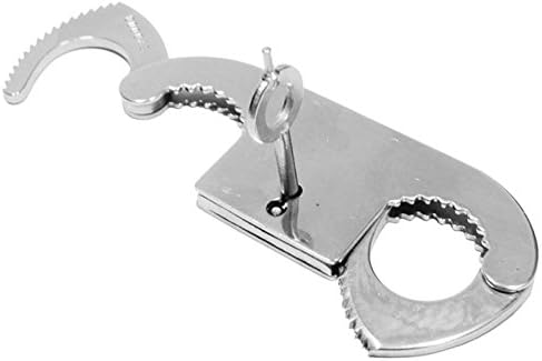 Dispositivo de sujeción de pulgares con doble bloqueo y 2 llaves